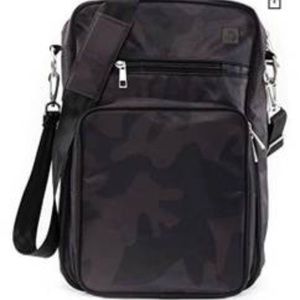 Black Camouflage Crossbody Bag